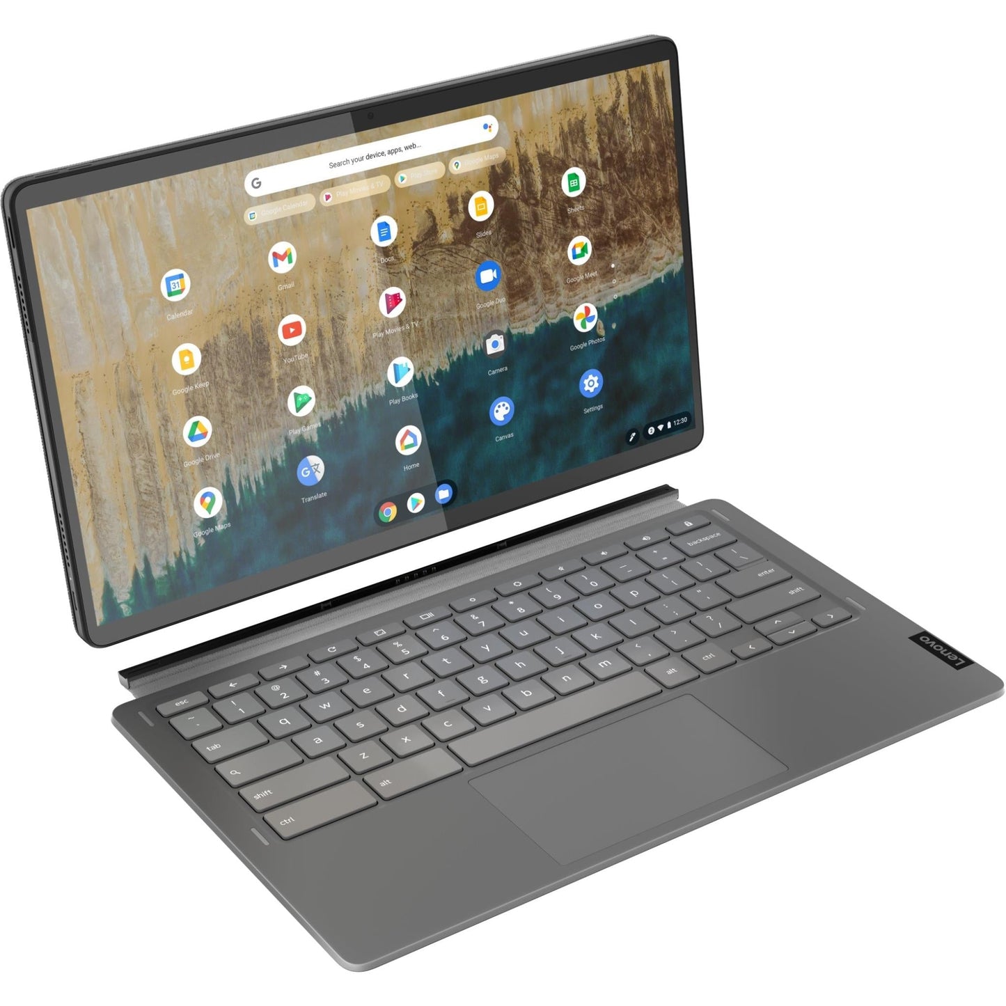 Lenovo Duet 5 13.3" Full HD OLED Chromebook 128GB - Storm Grey (AU Version) Refurbished (Grade-B)
