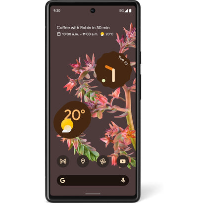 Google Pixel 6 5G Smartphone (8GB/128GB) - Stormy Black (Refurbished Grade - A) (AU Version)