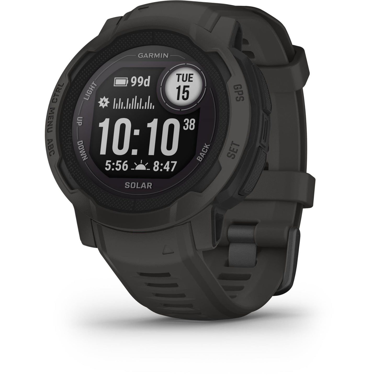 Garmin Instinct 2 Solar Rugged GPS Smart Watch - Graphite - AU Version ( Refurbished Grade - A ) Garmin