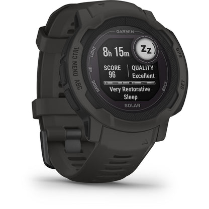 Garmin Instinct 2 Solar Rugged GPS Smart Watch - Graphite - AU Version ( Refurbished Grade - A ) Garmin