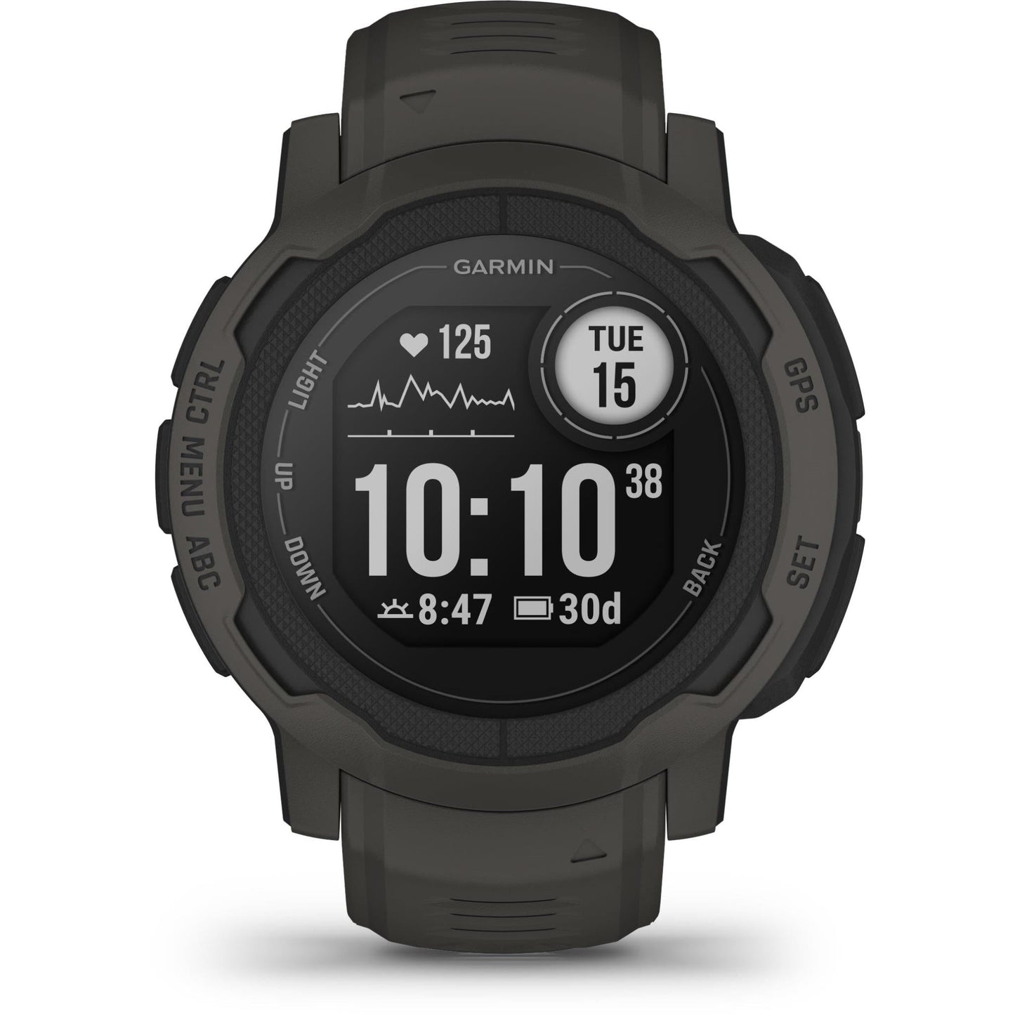 Garmin Instinct 2 Rugged GPS Smart Watch - Graphite (AU Version) Garmin