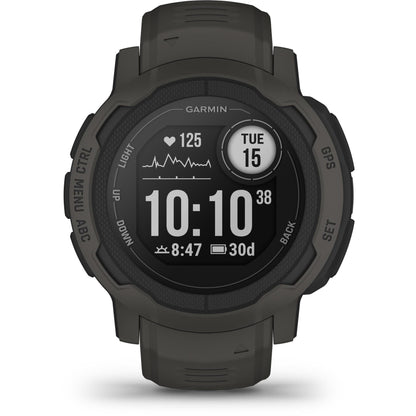 Garmin Instinct 2 Rugged GPS Smart Watch - Graphite (AU Version) Garmin