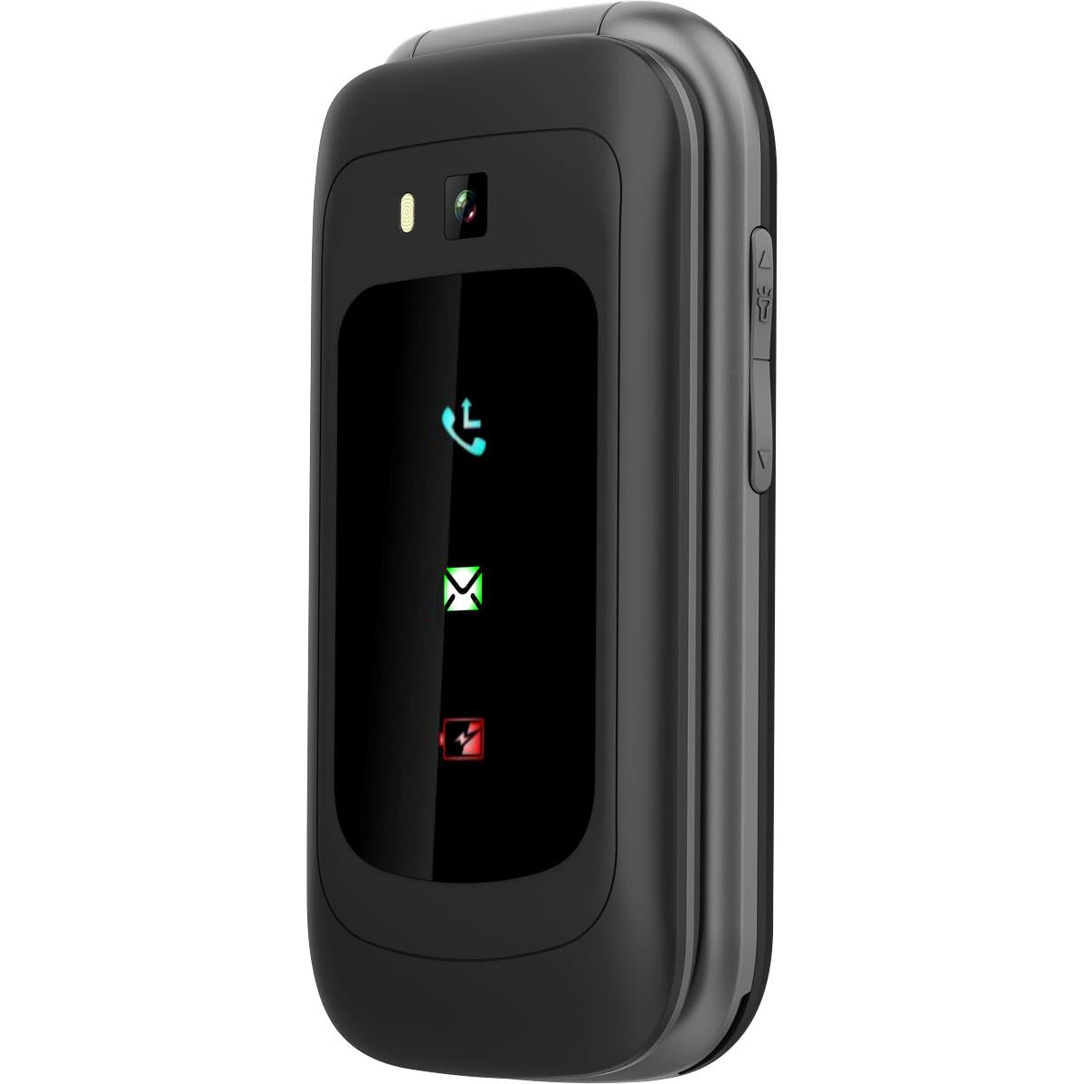 Opel Mobile 4G TouchFlip (2.8", Big Button, Flip Phone) - Black (AU Version) - Pristine - Refurbished (Copy) Opel