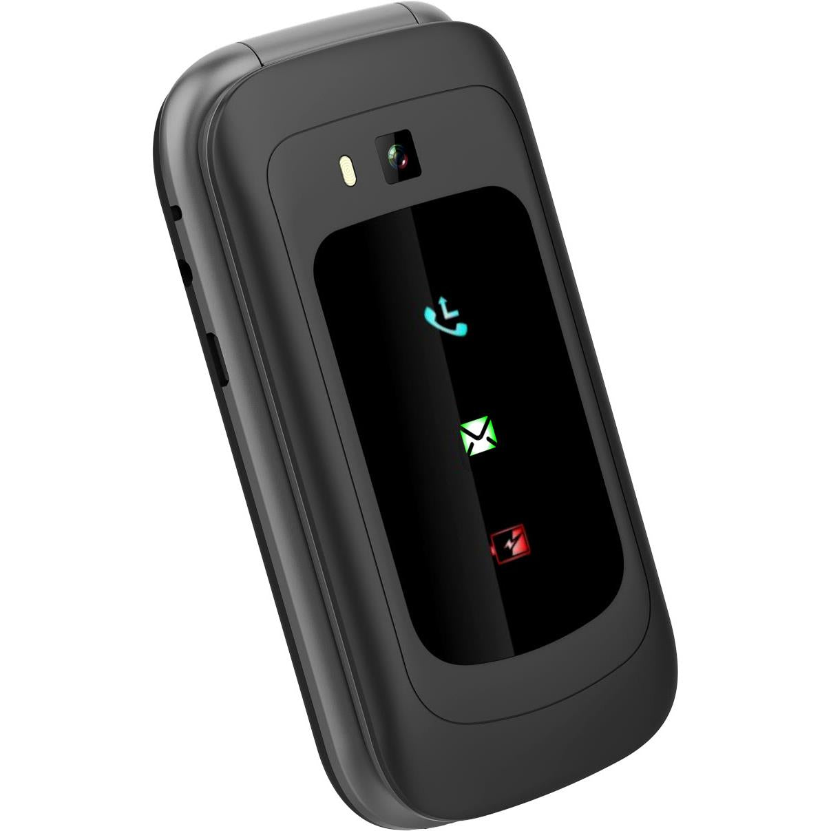 Opel Mobile 4G TouchFlip (2.8", Big Button, Flip Phone) - Black (AU Version) - Pristine - Refurbished (Copy) Opel