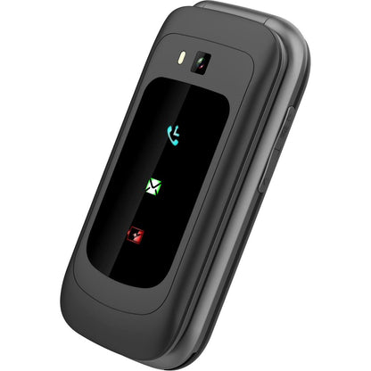 Opel Mobile 4G TouchFlip (2.8", Big Button, Flip Phone) - Black (AU Version) - Pristine - Refurbished (Copy) Opel