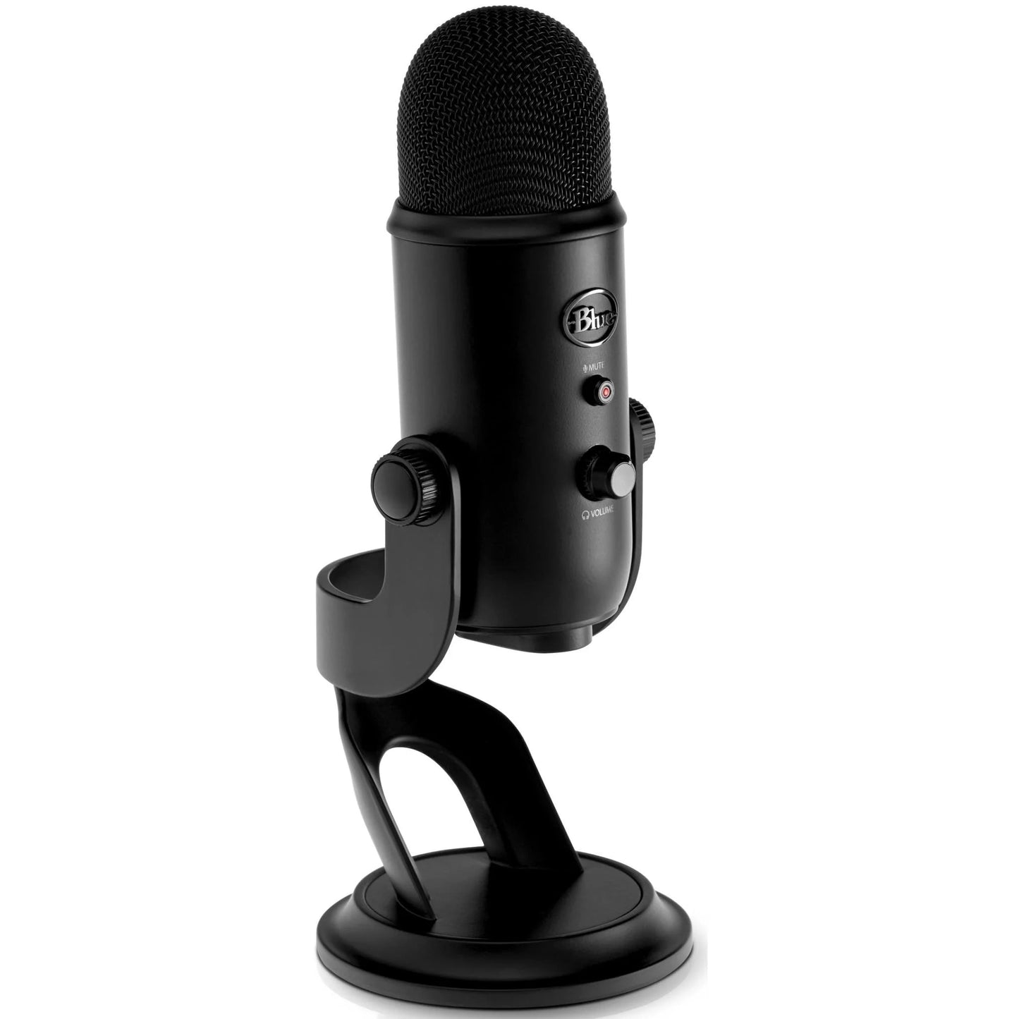 Blue Yeti USB Condenser Microphone – Blackout | Plug & Play Mic for Recording, Streaming, Gaming & Podcasting with Blue VO!CE Effects & Adjustable Stand (PC & Mac Compatible) BLUE YETI