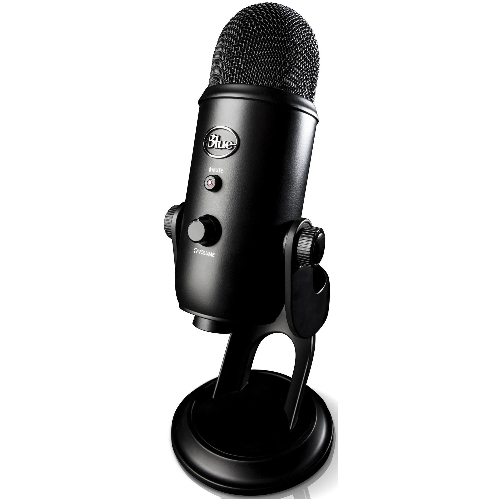 Blue Yeti USB Condenser Microphone – Blackout | Plug & Play Mic for Recording, Streaming, Gaming & Podcasting with Blue VO!CE Effects & Adjustable Stand (PC & Mac Compatible) BLUE YETI