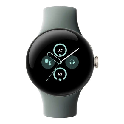 Google Pixel Watch 2 LTE - Obsidian, Champagne/ Gold/ Polished Silver (Copy) Google
