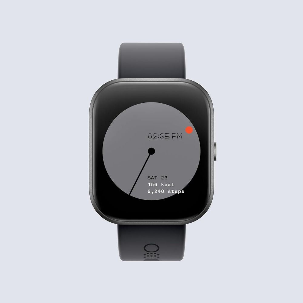 Nothing Watch Pro - Dark Grey with Black Strap, Dark Grey with Grey Strap, Metallic Grey