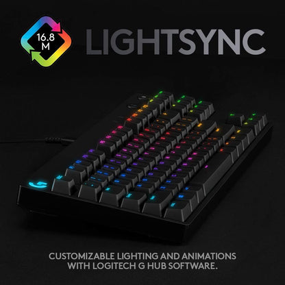 Logitech G PRO Wired Gaming Keyboard (Black, 920-009398) Logitech