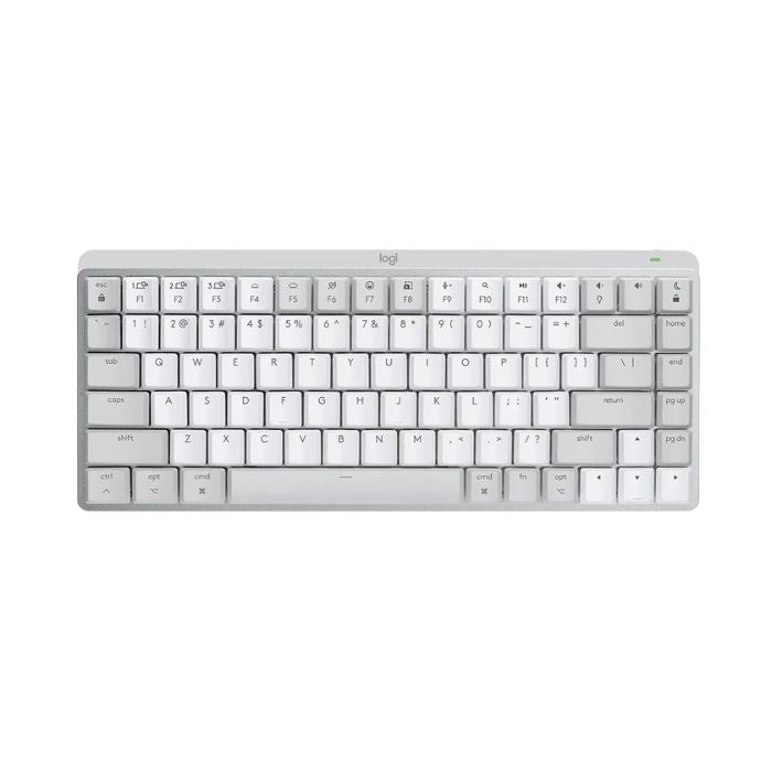 Logitech MX Mechanical Mini - Wireless Keyboard for Mac in - Pale Grey/Space Grey. Logitech