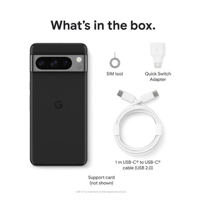 Google Pixel 8 Pro 256GB Obsidian - (AU Version) - Pristine Refurbished Google