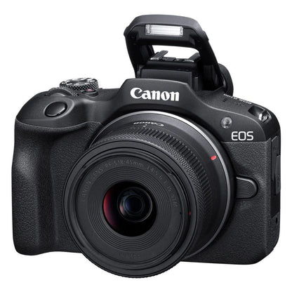 Canon EOS R100 Twin Lens Kit - RF-S 18-45mm & 55-210mm Mirrorless Camera Canon