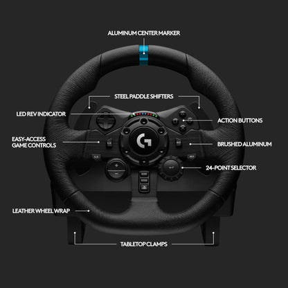Logitech G923 Racing Wheel for PS5, PS4 & PC (941-000161) Logitech