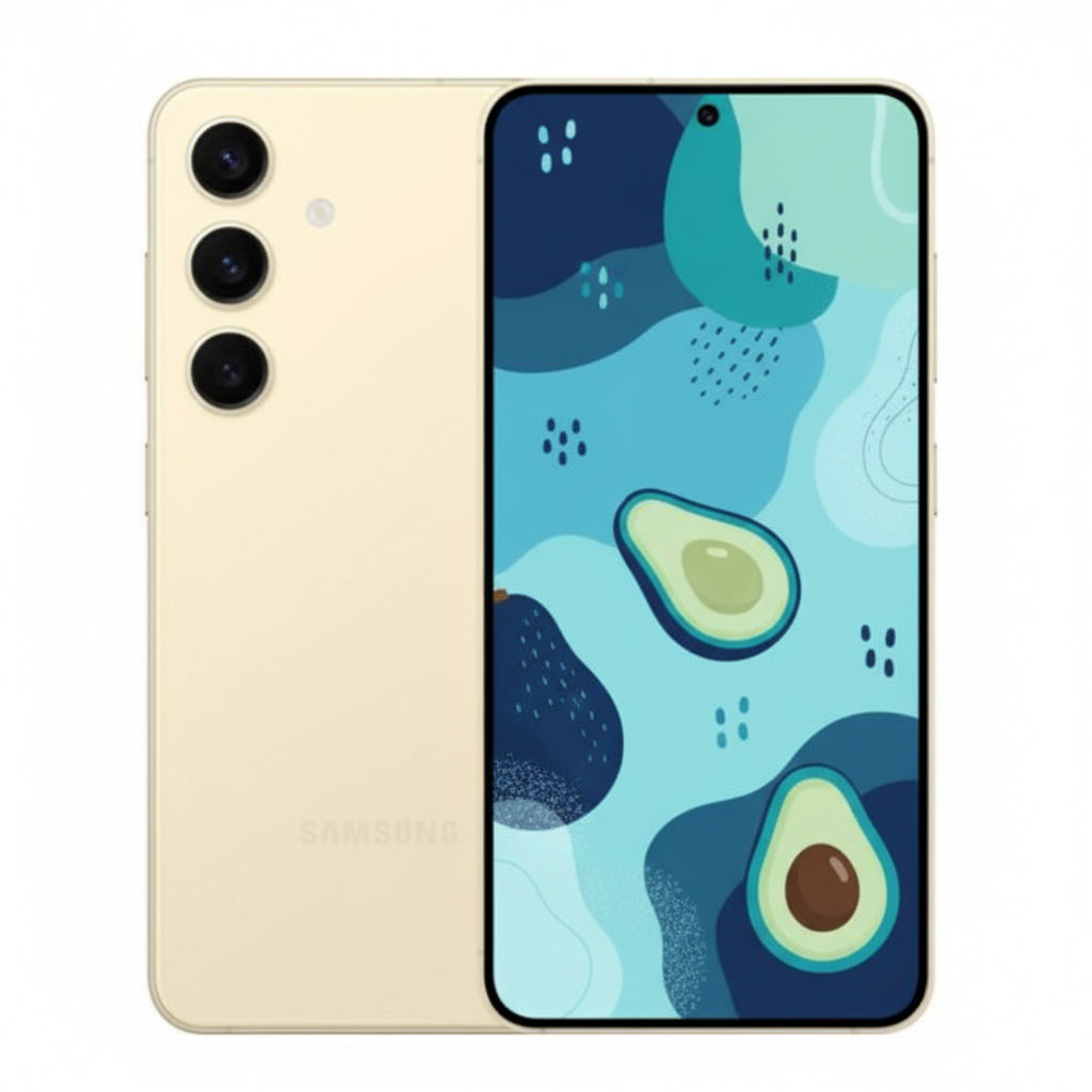 Samsung Galaxy S24 5G 128GB/256GB/512GB - Marble Gray, Onyx Black, Cobalt Violet, Amber Yellow, Sandstone Orange, Jade Green - Acceptable - Refurbished Samsung