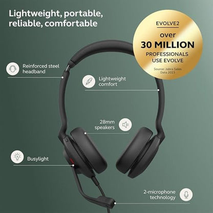 Jabra Evolve 2 30 SE MS Stereo, Usb-A