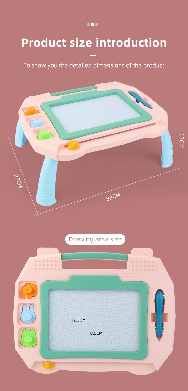 Mag Multifunction Building Block Desk with Erasable Writing Board - Ultimate Educational Drawing Toy Tristar Online