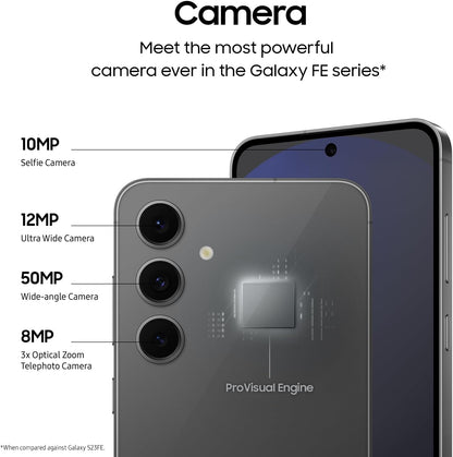 Samsung Galaxy S24 FE 8GB 128GB Storage 5G Smartphone - Graphite - Pristine Samsung