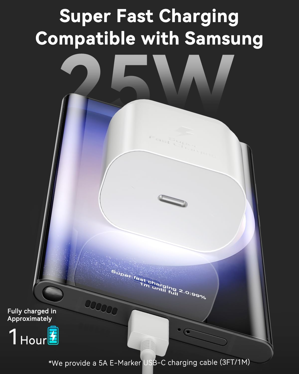Samsung Adapter - New - Generic Packing White SAMSUNG