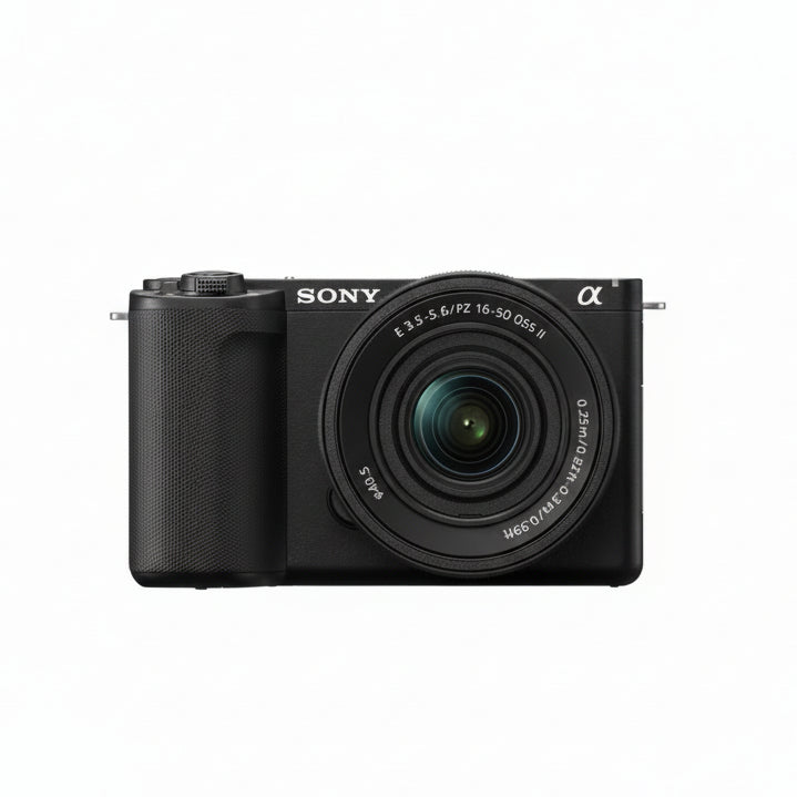Sony ZV-E10 II Mirrorless Camera with 16–50mm II and 55–210mm Lens (ZV-E10M2X) – Black