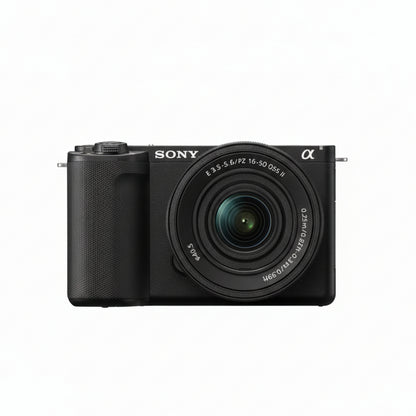 Sony ZV-E10 II Mirrorless Camera with 16–50mm II and 55–210mm Lens (ZV-E10M2X) – Black