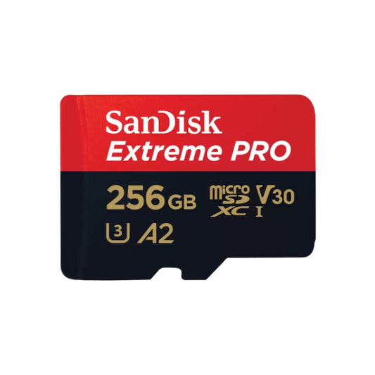SanDisk Extreme PRO Class 10 microSDXC 256GB UHS-I U3 Memory Card with Adapter, Brand New