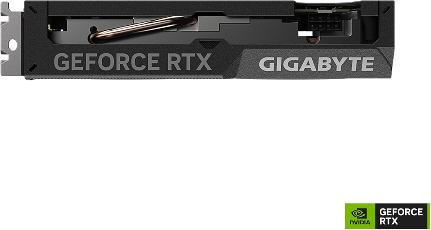 GIGABYTE GeForce RTX 4060 WINDFORCE OC 8G Graphics Card, 2X WINDFORCE Fans, 8GB 128-bit GDDR6, GV-N4060WF2OC-8GD GIGABYTE