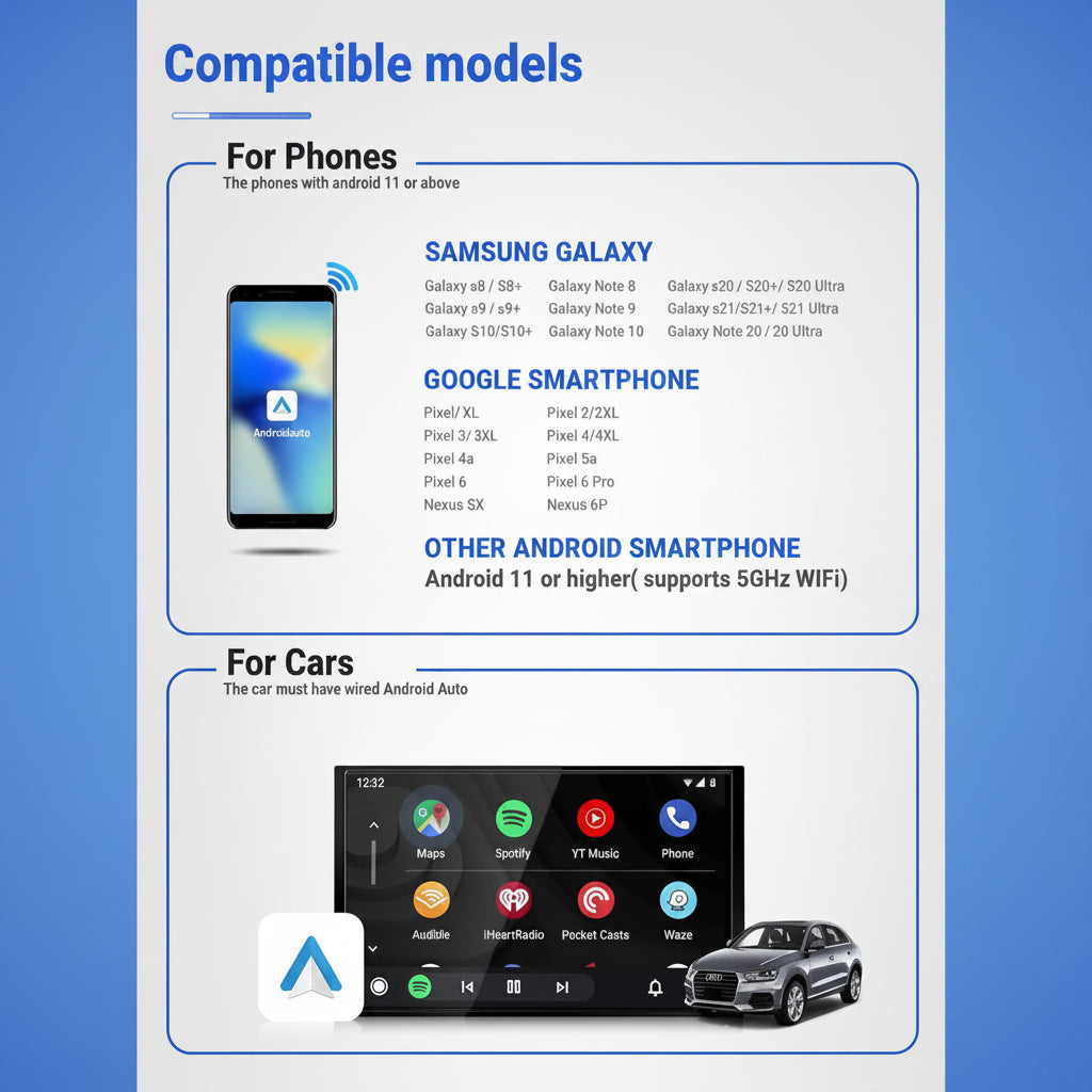 Ottocast A2Air Pro Wireless Android Auto Adapter Ottocast