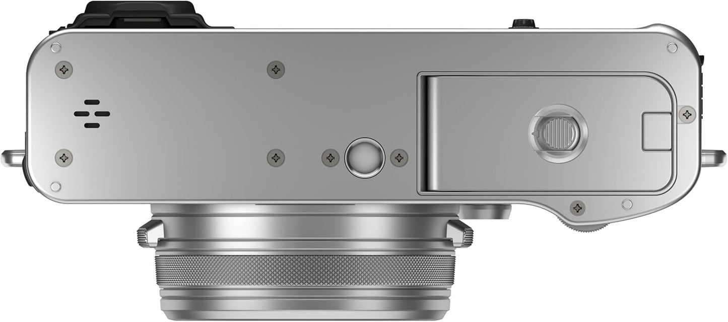 Fujifilm X100VI Digital Camera – 40MP, 6-Stop IBIS, 4K/6.2K Video - Silver Fujifilm