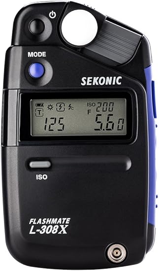 Sekonic L-308X Flashmate Exposure Meter - Compact Ambient & Flash Light Meter Sekonic