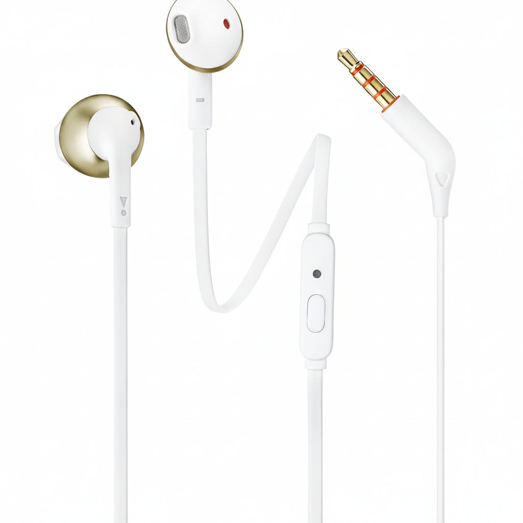 JBL Tune 205 Wired Earphones - Black, Gold, Rose Gold, Silver