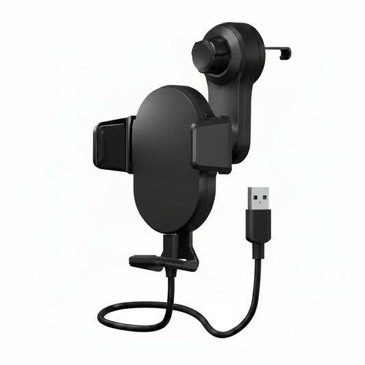 Cygnett EasyMount Universal Car Wireless Charger – Black - Fast Qi Charging Car Mount (Copy) Cygnett