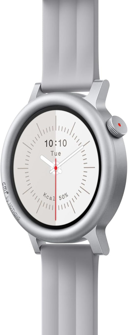 Nothing CMF by Nothing Watch Pro D395 (Silver with Light Grey Strap)