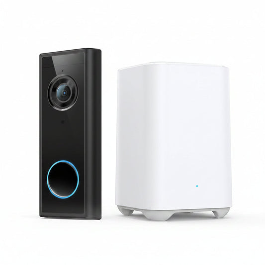 Eufy Video Doorbell Battery with Home Base Mini Repeater White & Black (Copy) eufy