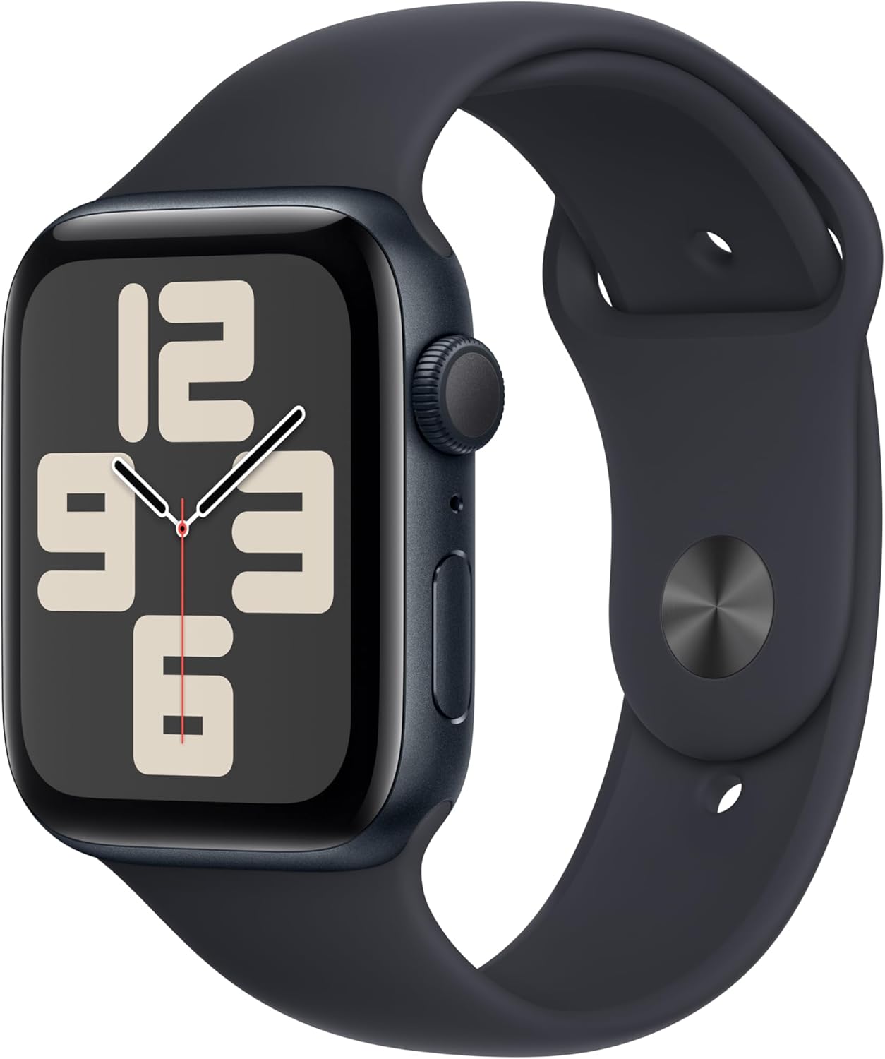 Apple Watch SE GPS + Cellular 44mm Sport Band Aluminum Case – Midnight (M/L) (AU Version) - Pristine – Refurbished Apple