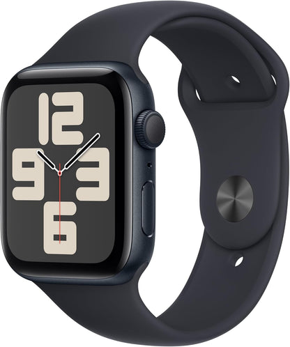 Apple Watch SE GPS + Cellular 44mm Sport Band Aluminum Case – Midnight (M/L) (AU Version) - Pristine – Refurbished Apple