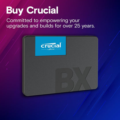 Crucial BX500 1TB 2.5-inch SSD CT1000BX500SSD1 - Black Crucial