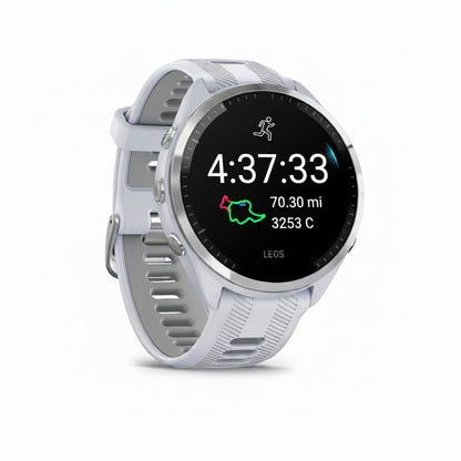Garmin Forerunner 965 GPS Running Smartwatch - Black/Grey, Whitestone, Amp Yellow Garmin