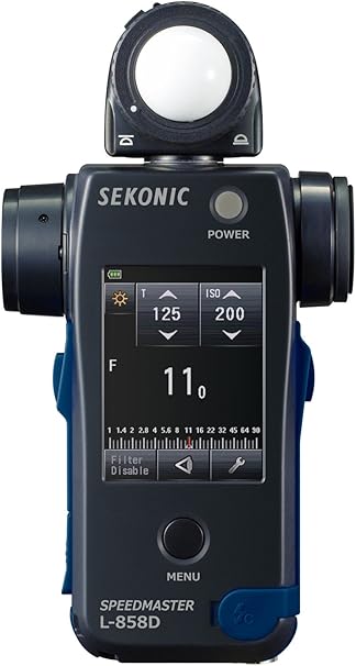 Sekonic L-858D Speedmaster Light Meter – Advanced Ambient & Flash Meter – Black Sekonic