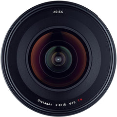 ZEISS Milvus 15mm f/2.8 Full Frame Camera Lens for Canon EF-Mount ZE, Black