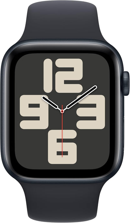 Apple Watch SE GPS + Cellular 44mm Sport Band Aluminum Case – Midnight (M/L) (AU Version) - Pristine – Refurbished Apple