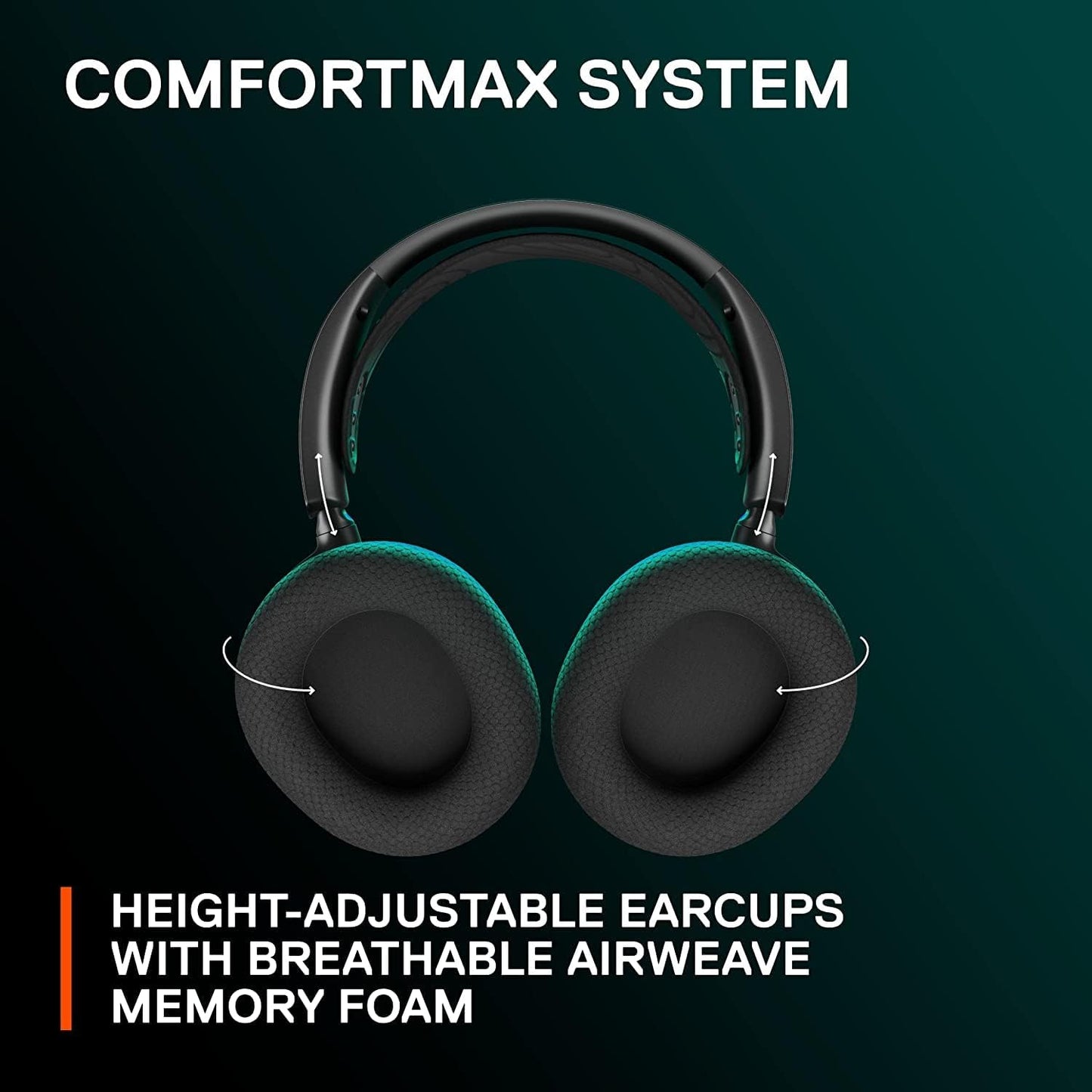 SteelSeries Arctis Nova 7 Wireless USB-C Gaming Headset - Multi-Platform (PC, PlayStation, Switch, Android), Bluetooth, 38-Hour Battery, Fast Charging, Noise-Cancelling Gen 2 Mic Samsung