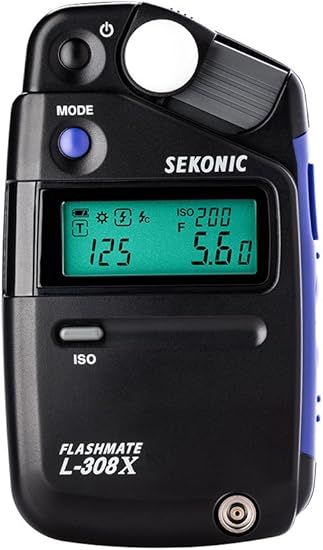 Sekonic L-308X Flashmate Exposure Meter - Compact Ambient & Flash Light Meter Sekonic