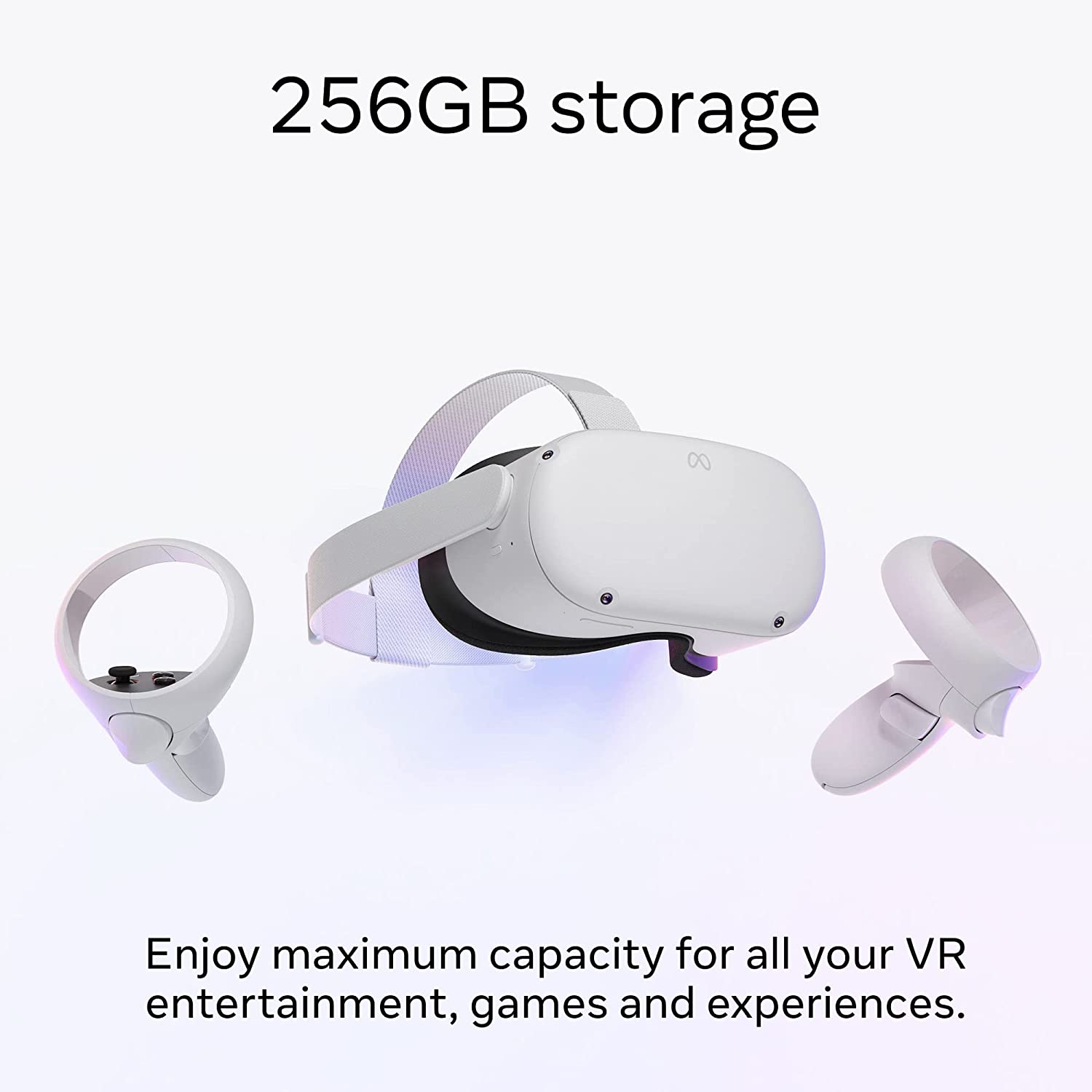 Oculus Meta Quest 2 256GB Advanced All-in-one VR Gaming Headset - White  (OPEN NEVER USED) oculus