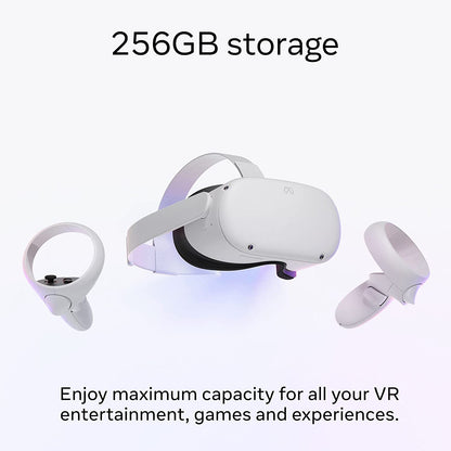 Oculus Meta Quest 2 256GB Advanced All-in-one VR Gaming Headset - White  (OPEN NEVER USED) oculus