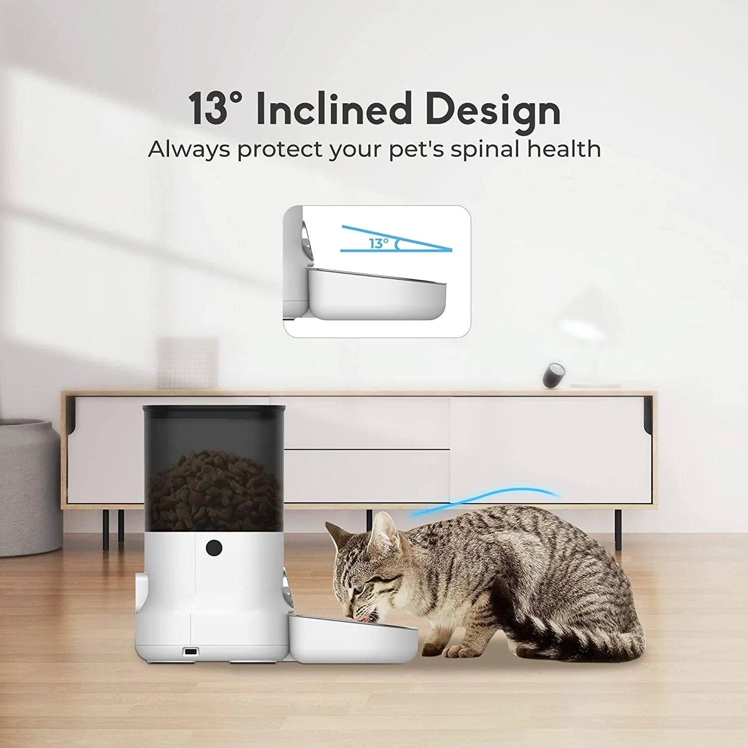 Dogness F12 Cube Programmable Feeder 4L – White Dogness