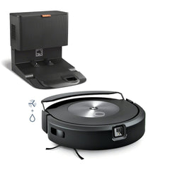 iRobot Roomba j7+ Plus Combo Self-Emptying Robotic Vacuum Cleaner & Mop - Black