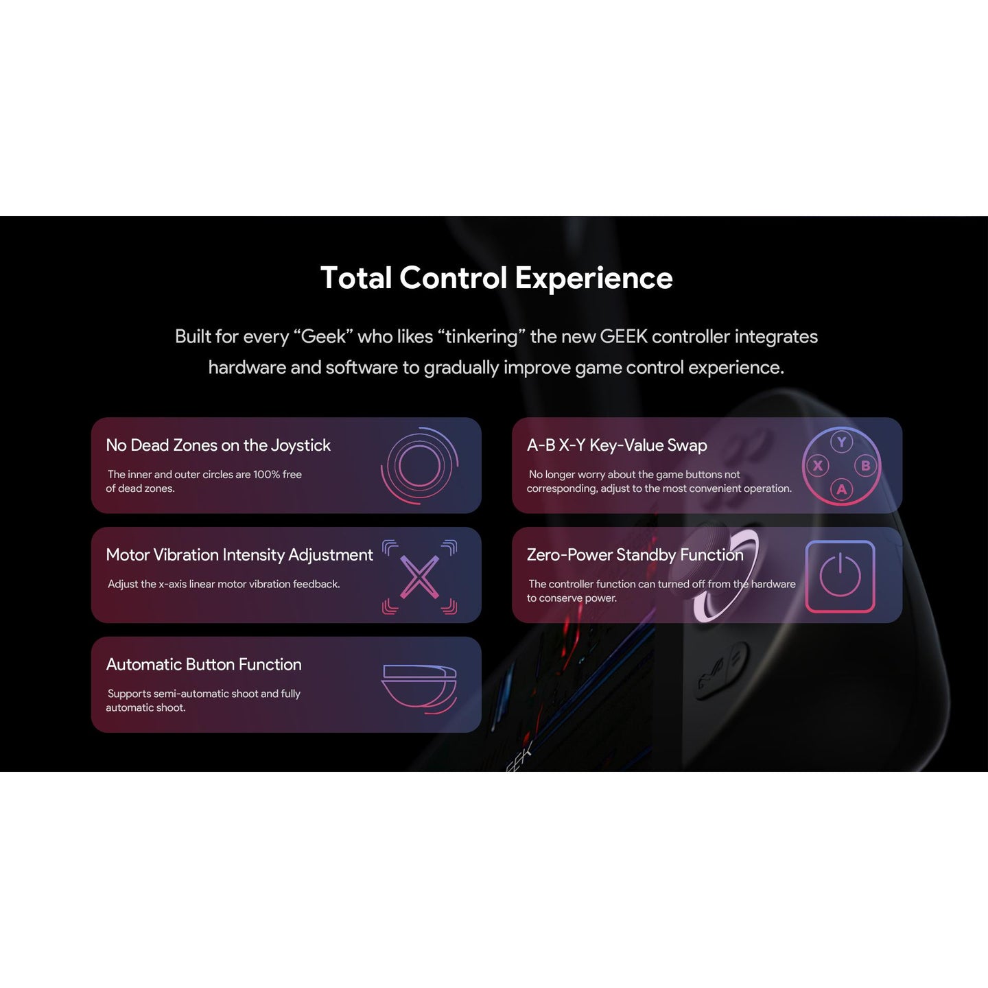 Ayaneo Geek Handheld PC Gaming Console 6800U (16GB+512GB) - Fantasy Black-Refurbished (GRADE-A)