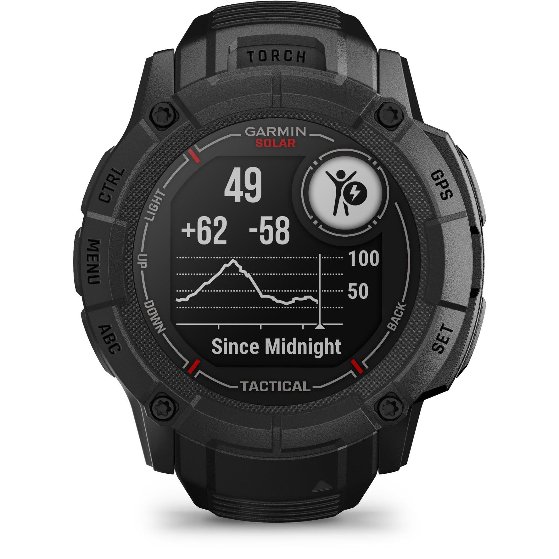 Garmin Instinct 2X Solar Sports Watch Tactical Edition - Black (AU Version) (Copy) Garmin