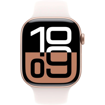 Apple Watch Series 10 42mm Aluminum Case GPS Cellular Sport Band Rose Gold (S/M)  (AU Version) - Pristine – Refurbished Apple